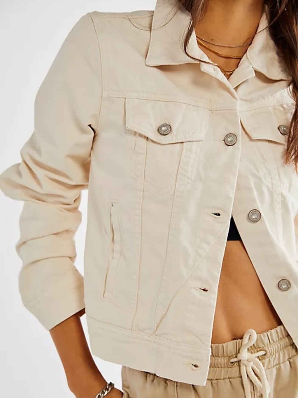 Free People | 100% Cotton | Rumors Denim Jacket